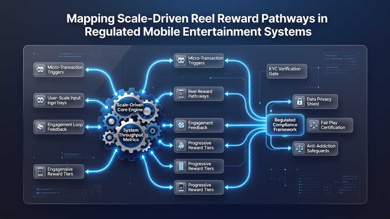 Chart showing spin volume thresholds and corresponding reward tiers in regulated mobile reel systems