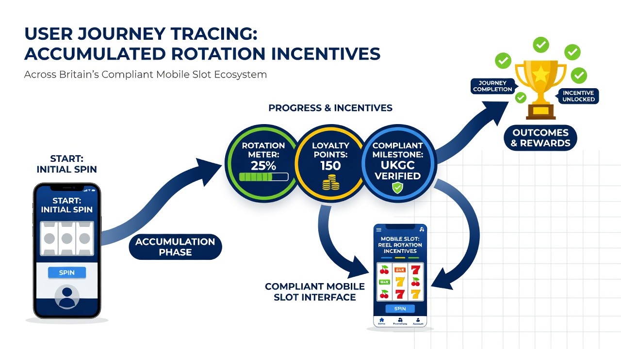 Illustration of accumulated rotation pathways across different mobile slot user segments in British licensed networks