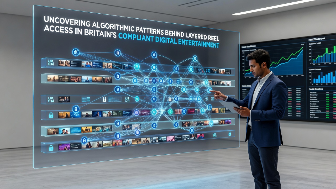 Mid-article visualization of reel access layers and algorithmic thresholds in UK licensed networks